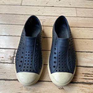 Navy Native Kids Slip-On Shoes